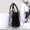 Best Replicas Bags - Black Patent Mini Lady Dior Replica Bag – Cannage Calfskin Design Shop For Best Louis Vuitton LV Replica Bags With Cheap Price