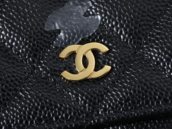 Chanel Replica WOC Black with Gold Chain Bag - Image 3