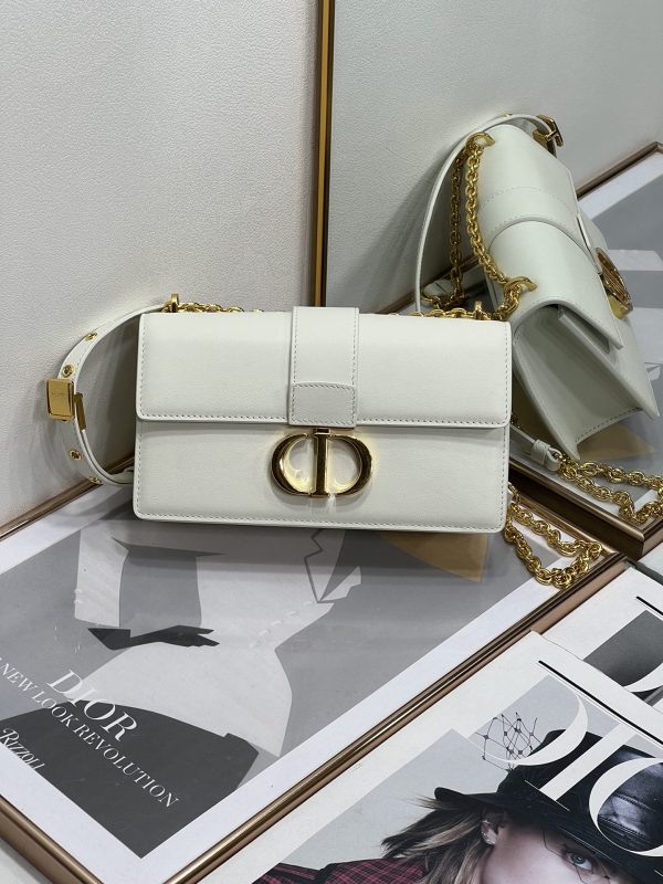 Replica Dior 30 Montaigne Bag – White Box Calfskin S2110Umos_M991 - Image 8