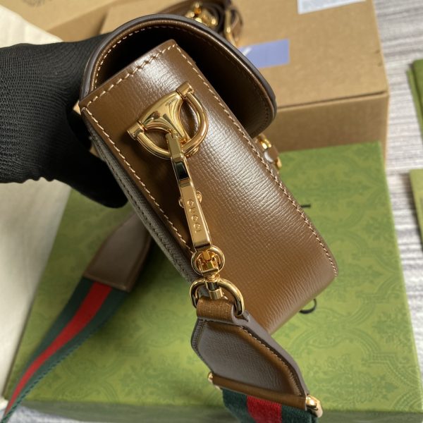 Replica Gucci Horsebit Bag in Min Brown – Timeless Elegance - Image 5
