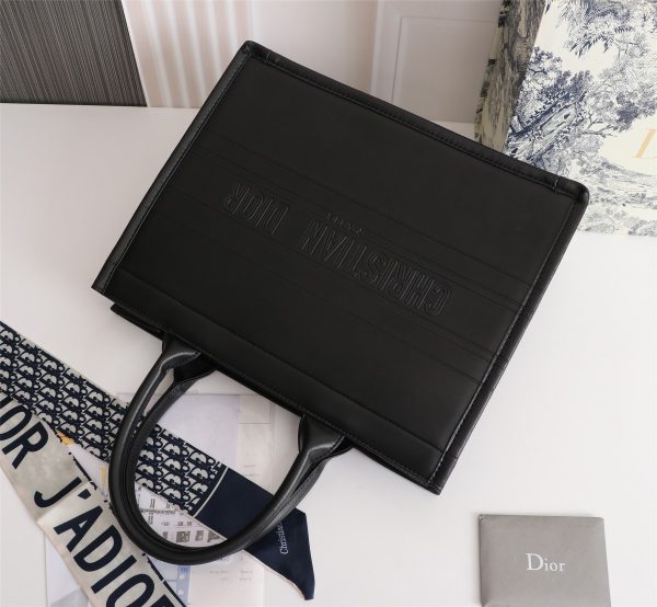 Replica Dior Book Tote Medium Black Calfskin M1265Ztqt_M911 - Image 7
