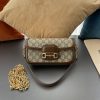 Best Replicas Bags - Replica Gucci Horsebit 1955 Shoulder Bag in Black Leather Shop For Best Louis Vuitton LV Replica Bags With Cheap Price