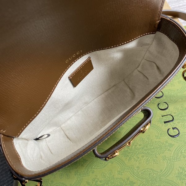 Replica Gucci Horsebit Bag in Min Brown – Timeless Elegance - Image 6