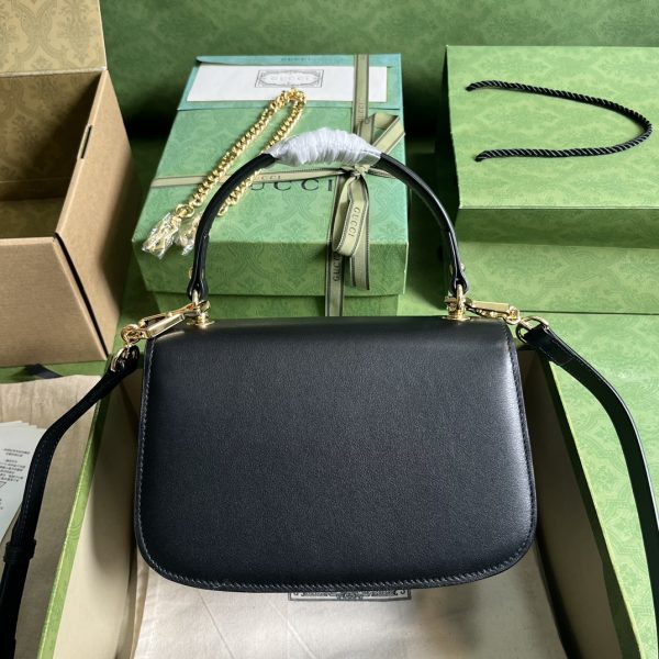 Replica Gucci Blondie Top-Handle Bag in Black - Image 4