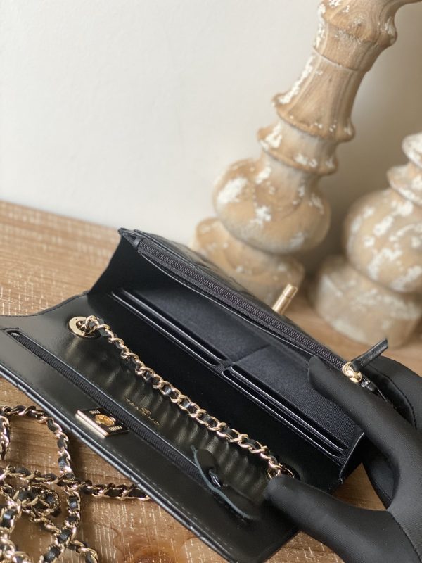 Chanel Replica Wallet On Chain in Black - Ap1450 - Image 6