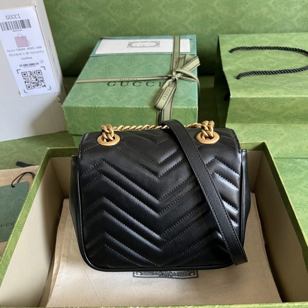 Replica Gucci Marmont GG Black 739682 Handbag - Image 7