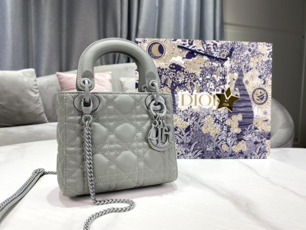 Replica Dior Mini Lady D-Lite Crossbody Bag - Image 8