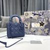 Best Replicas Bags - Dior Mini Lady D-Lite Replica Bag in Pink Shop For Best Louis Vuitton LV Replica Bags With Cheap Price