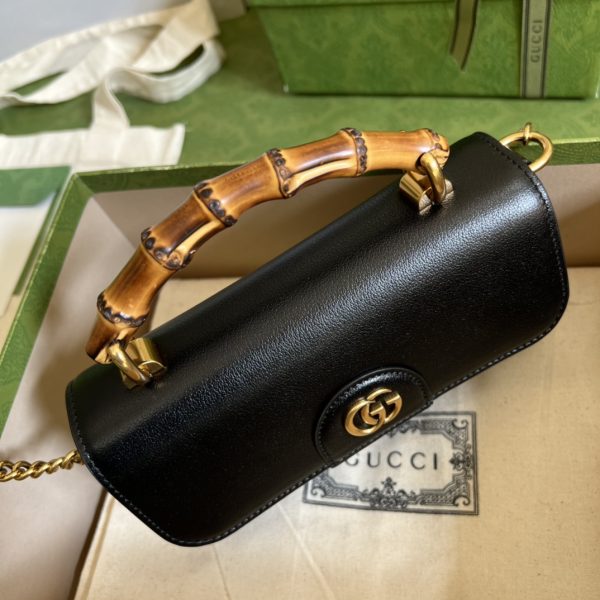 Replica Gucci GG Bamboo Top Handle Bag 675794 - Image 5