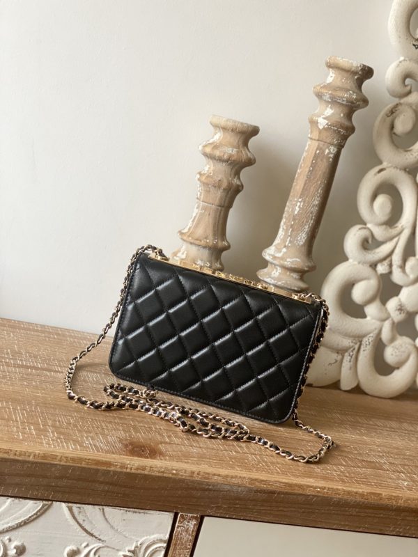 Chanel Replica Wallet On Chain in Black - Ap1450 - Image 8