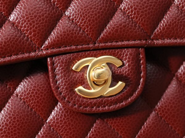 Replica Chanel CF 25 Red Classic Flap Bag - Image 3