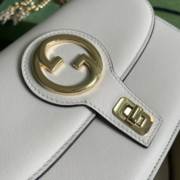 White Gucci Blondie Top-Handle Replica Bag - Style 735101 - Image 4