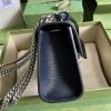 Best Replicas Bags - Replica Gucci Padlock GG Shoulder Bag in Black Shop For Best Louis Vuitton LV Replica Bags With Cheap Price