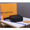 Best Replicas Bags - Louis Vuitton Monogram Shadow Danube Slim Black Replica M44972 Shop For Best Louis Vuitton LV Replica Bags With Cheap Price