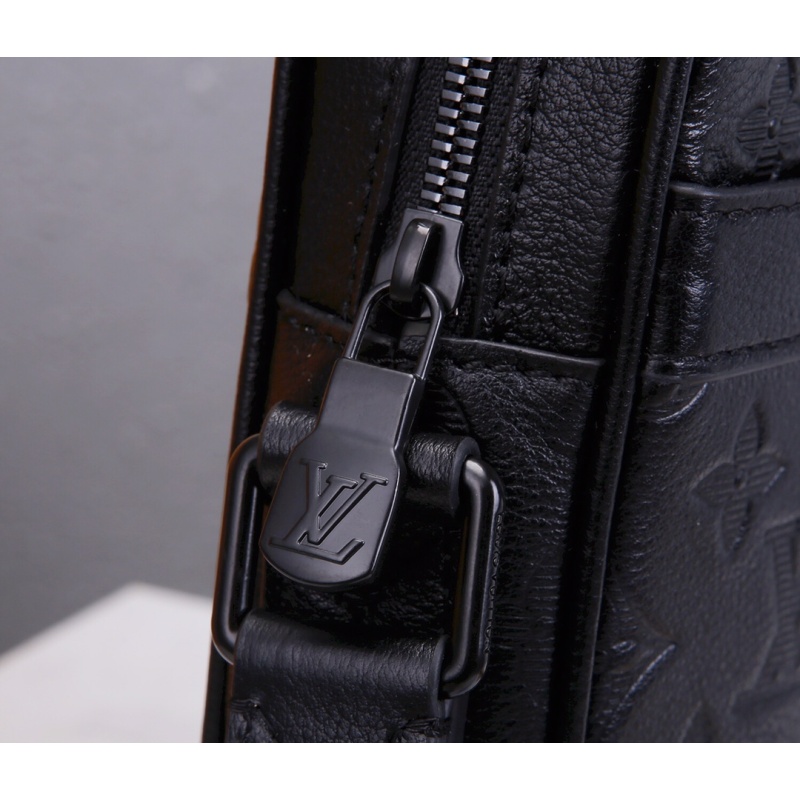 Louis Vuitton Monogram Shadow Danube Slim Black Replica M44972 - Image 6