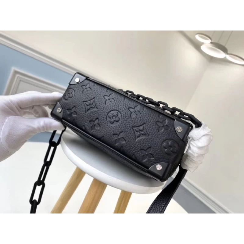 Replica Louis Vuitton Mini Soft Trunk Taurillon Monogram Bag - Image 4