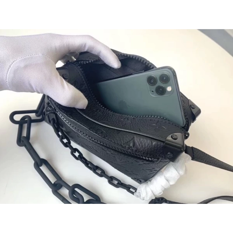 Replica Louis Vuitton Mini Soft Trunk Taurillon Monogram Bag - Image 7