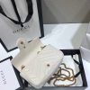 Best Replicas Bags - Replica Gucci GG Marmont Super Mini Bag in White Shop For Best Louis Vuitton LV Replica Bags With Cheap Price
