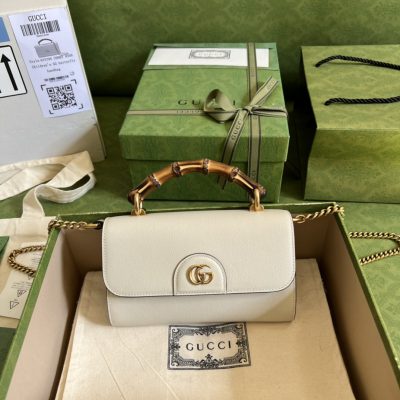 Replica Gucci GG Bamboo Top Handle Bag 675794