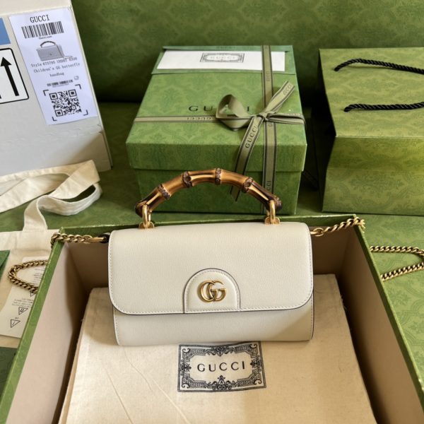 Replica Gucci GG Bamboo Top Handle Bag 675794