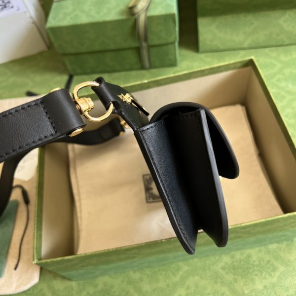 Replica Gucci Blondie Belt Bag in Black - Style 718154 - Image 6