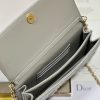 Best Replicas Bags - Replica Dior Miss Mini Bag - Metallic Gray Lambskin Elegance Shop For Best Louis Vuitton LV Replica Bags With Cheap Price