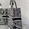 Best Replicas Bags - Dior Book Tote Replica - Black & White Paris Embroidery Shop For Best Louis Vuitton LV Replica Bags With Cheap Price