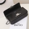 Best Replicas Bags - Celine Triomphe Replica Shoulder Bag - Shiny Calfskin Silver Shop For Best Louis Vuitton LV Replica Bags With Cheap Price