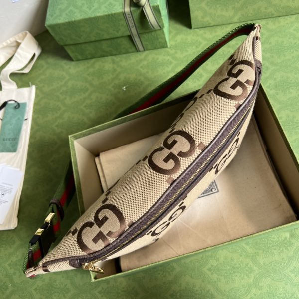 Replica Gucci Jumbo Belt Bag 696031 in Brown - Image 4