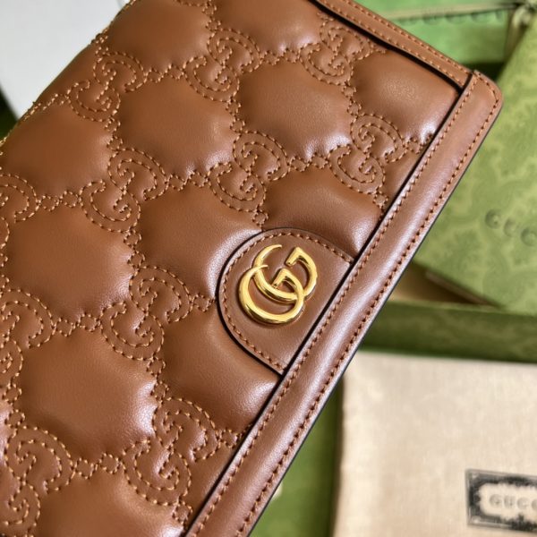 Replica Gucci GG Matelasse Chain Wallet – Stylish & Functional - Image 5
