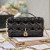 Best Replicas Bags - Replica Dior Miss Mini Bag - Black Patent Cannage Calfskin Shop For Best Louis Vuitton LV Replica Bags With Cheap Price