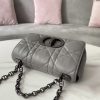 Best Replicas Bags - Replica Dior Small Caro Bag in Black Grained Calfskin Shop For Best Louis Vuitton LV Replica Bags With Cheap Price