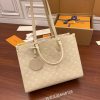 Best Replicas Bags - Replica LV Onthego MM Rose Beige M46128 Designer Bag Shop For Best Louis Vuitton LV Replica Bags With Cheap Price
