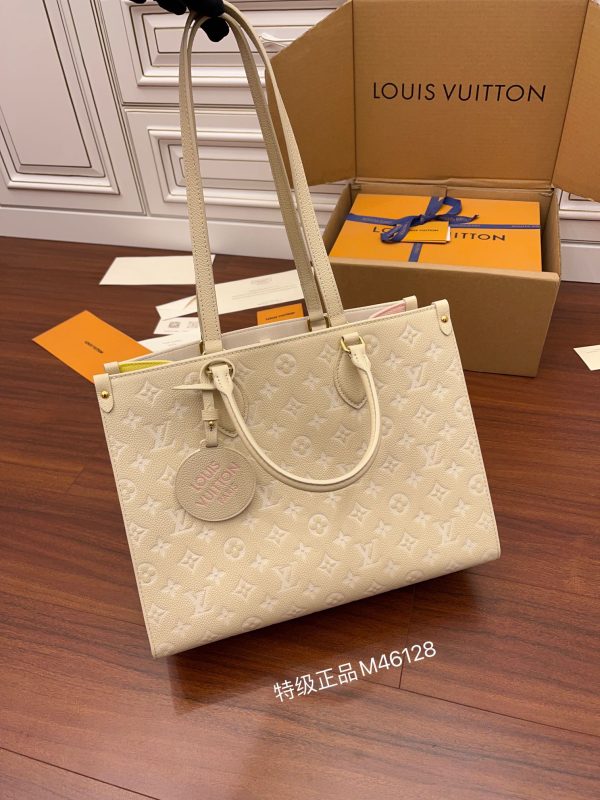 Replica LV Onthego MM Rose Beige M46128 Designer Bag