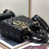Best Replicas Bags - Replica Dior Lady Bag Black Patent Cannage M0565Owcb_M900 Shop For Best Louis Vuitton LV Replica Bags With Cheap Price