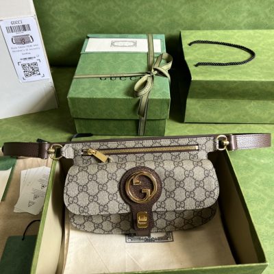 Replica Gucci Blondie Belt Bag in GG Supreme Canvas