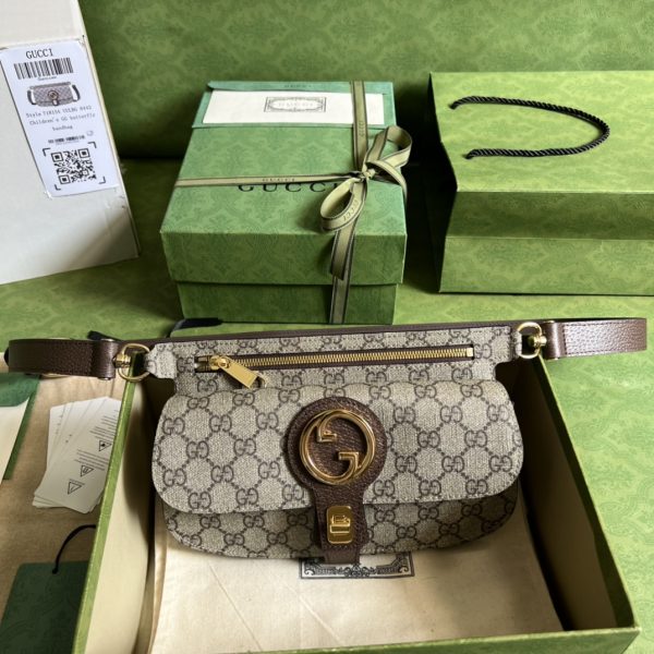 Replica Gucci Blondie Belt Bag in GG Supreme Canvas