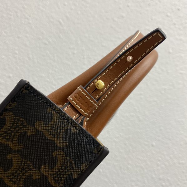 Replica Celine Triomphe Mini Tote in Black | Timeless Elegance - Image 6