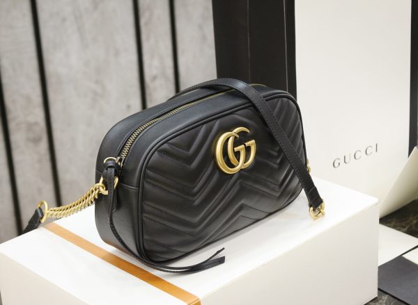 Replica Gucci GG Marmont Matelasse Shoulder Bag 447632 - Image 8