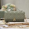 Best Replicas Bags - Dior Miss Mini Bag Replica in Rock Gray Patent Calfskin Shop For Best Louis Vuitton LV Replica Bags With Cheap Price