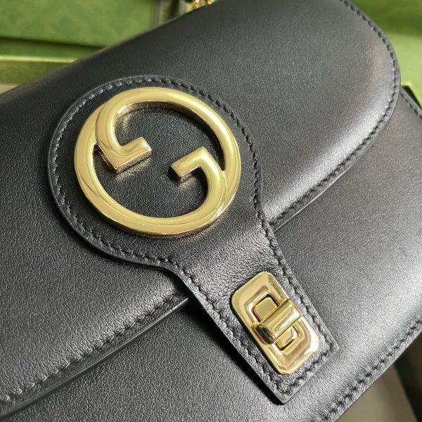 Replica Gucci Blondie Top-Handle Bag in Black - Image 8