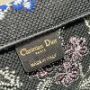Best Replicas Bags - Dior Book Tote Replica Black Multicolor Petites Fleurs Embroidery Shop For Best Louis Vuitton LV Replica Bags With Cheap Price