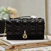 Best Replicas Bags - Replica Dior Miss Mini Bag Black Lambskin Cannage Design Shop For Best Louis Vuitton LV Replica Bags With Cheap Price