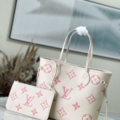 Replica LV Neverfull MM Pink M21579 Handbag