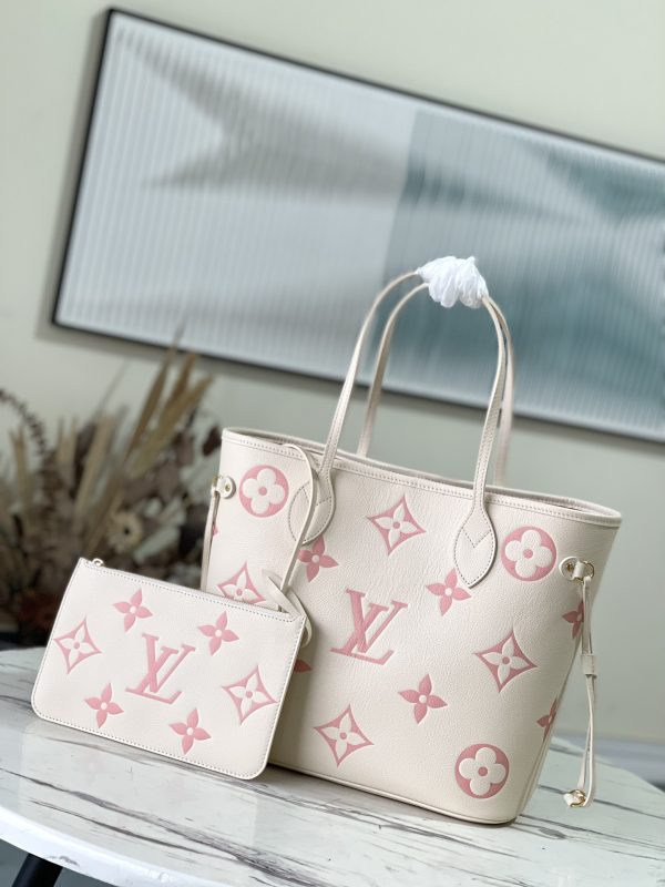 Replica LV Neverfull MM Pink M21579 Handbag