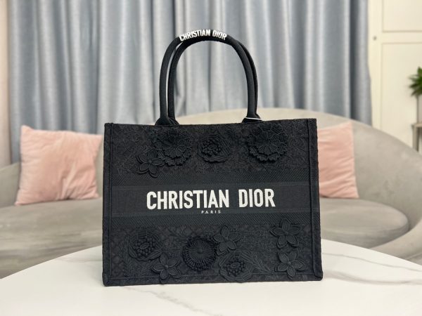 Replica Dior Medium Book Tote D-Lace Macrame Bag M1296Zeax