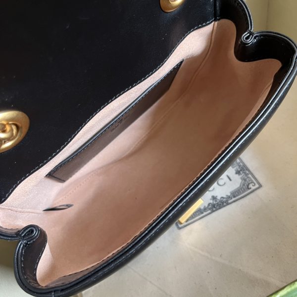 Replica Gucci Marmont GG Black 739682 Handbag - Image 2