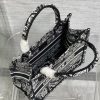 Best Replicas Bags - Dior Book Tote Replica – Black & White Paris Embroidery, Large M1265Zomp_M993 Shop For Best Louis Vuitton LV Replica Bags With Cheap Price