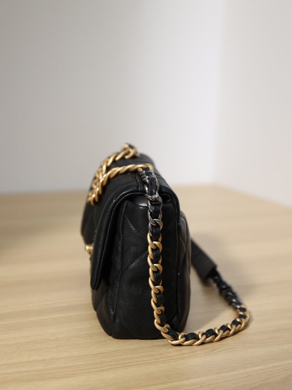 Replica Chanel CF 19 Black Handbag – Timeless Elegance - Image 6