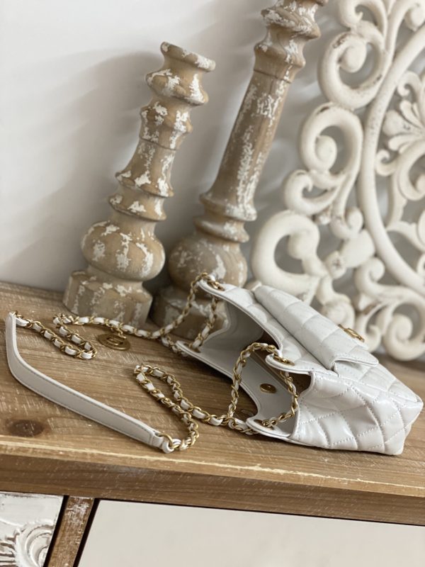 Replica Chanel CF Mini 3710 White - Timeless Elegance - Image 9